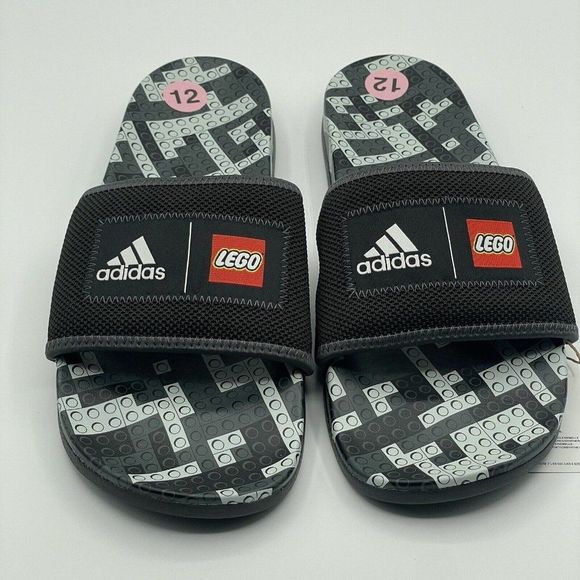 New Adidas Adilette Comfort X ® Slides Soft Slippers Black GW0822 Men’s 12 main image 5